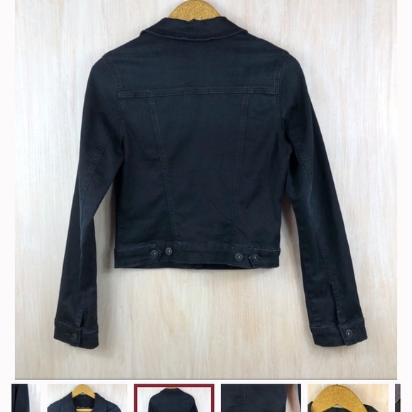 Slightly Cropped Denim Jacket SAMANTHA - Picture 5 of 8